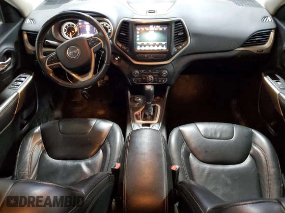 2018 Jeep Cherokee Limited with VIN 1C4PJMDB4JD554439, listed as a Copart auction lot 50589175 with 99,943 mi miles and Salvage title. Bid and sale history available at DreamBid. Image 8.