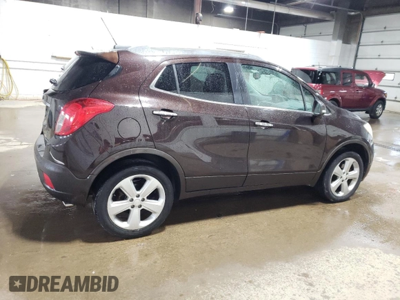 2015 Buick Encore Convenience with VIN KL4CJFSB4FB045932, listed as a Copart auction lot 55582955 with 130,116 mi miles and Clean Title. Bid and sale history available at carsss.com. Image 3.