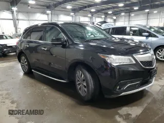 2016 Acura MDX w/Tech/Entertainment with VIN 5FRYD4H64GB037425, listed as a Copart auction lot 47549055 with 100,540 mi miles and Salvage Title. Bid and sale history available at carsss.com. Image 4.