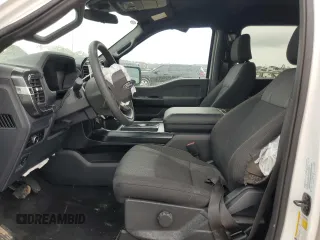 2024 Ford F-150 STX with VIN 1FTEW2KP9RKF20192, listed as a Copart auction lot 53884645 with 743 mi miles and Salvage Title. Bid and sale history available at carsss.com. Image 7.