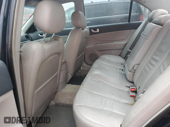 2006 Hyundai Sonata GLS with VIN 5NPEU46F56H016834, listed as a Copart auction lot 51852405 with 154,281 mi miles and Salvage Title. Bid and sale history available at DreamBid. Image 10.