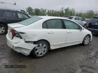 2006 Honda Civic LX z VIN 1HGFA16566L114075, wystawiony jako Copart lot #55794165 z przebiegiem 237 259 mil mil oraz Szkoda całkowita • Salvage title. Historia ofert i sprzedaży dostępna na DreamBid. Obrazek 3.