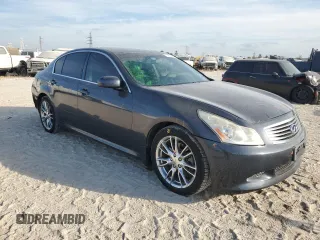 2007 Infiniti G35 Sport with VIN JNKBV61E67M711663, listed as a Copart auction lot 77412344 with 161,697 mi miles and Salvage Title. Bid and sale history available at DreamBid. Image 4.