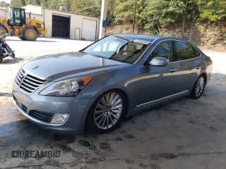 2014 Hyundai Equus Ultimate z VIN KMHGH4JH8EU089508, wystawiony jako Copart lot #72445734 z przebiegiem 84 821 mil mil oraz Szkody całkowita. Historia ofert i sprzedaży dostępna na DreamBid. Obrazek 1.