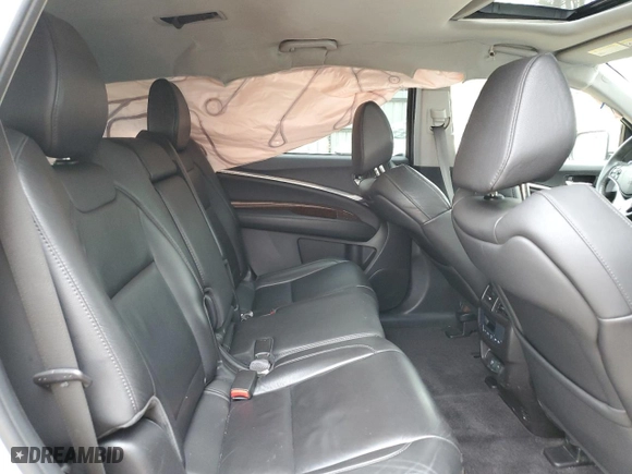 2017 Acura MDX w/Technology Pkg with VIN 5FRYD4H54HB042083, listed as a Copart auction lot 43388485 with 128,966 mi miles and Salvage Title. Bid and sale history available at carsss.com. Image 12.