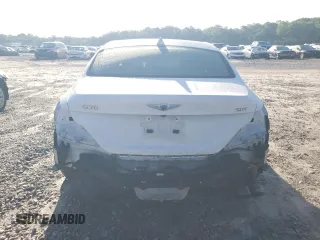 2019 Genesis G70 Advanced z VIN KMTG34LA2KU030129, wystawiony jako Copart lot #55584135 z przebiegiem 123 718 mil mil oraz Szkoda całkowita • Salvage title. Historia ofert i sprzedaży dostępna na DreamBid. Obrazek 6.