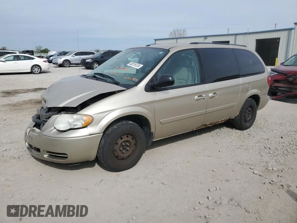 2007 Chrysler Town & Country LWB LX with VIN 2A4GP44R27R341095, listed as a Copart auction lot 50316124 with 184,149 mi miles and Salvage Title. Bid and sale history available at carsss.com. Image 1.