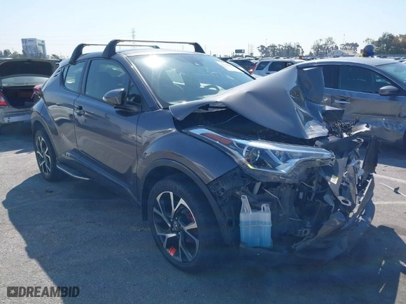 2019 Toyota C-HR XLE with VIN JTNKHMBX4K1026497, listed as a IAAI auction lot 41848644 with 53,211 mi miles. Bid and sale history available at carsss.com. Image 1.