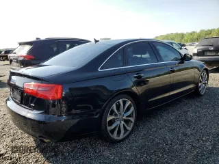 2015 Audi A6 Premium Plus with VIN WAUGFAFC2FN020408, listed as a Copart auction lot 53691615 with 119,878 mi miles and Salvage title. Bid and sale history available at DreamBid. Image 3.
