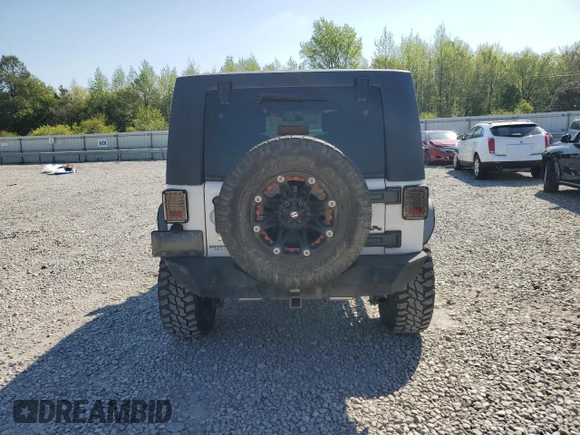 2008 Jeep Wrangler Unlimited X with VIN 1J4GB39128L576571, listed as a Copart auction lot 52706105 with 197,655 mi miles and Clean Title. Bid and sale history available at DreamBid. Image 6.