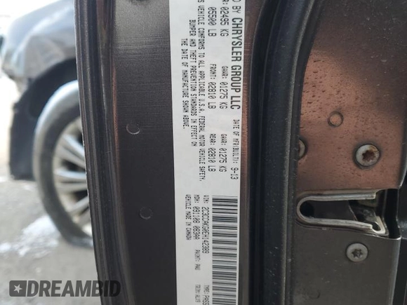 2014 Chrysler 300 C with VIN 2C3CCAKG0EH142389, listed as a Copart auction lot 45497165 with Not Provided miles and Salvage Title. Bid and sale history available at carsss.com. Image 14.