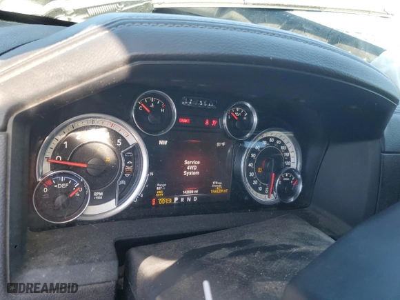 2016 Ram 2500 Laramie with VIN 3C6UR5FL8GG221879, listed as a Copart auction lot 46711915 with 143,509 mi miles and Salvage Title. Bid and sale history available at carsss.com. Image 9.
