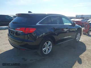 2015 Acura RDX Tech Pkg with VIN 5J8TB3H54FL010757, listed as a IAAI auction lot 41557233 with 108,935 mi miles. Bid and sale history available at carsss.com. Image 4.