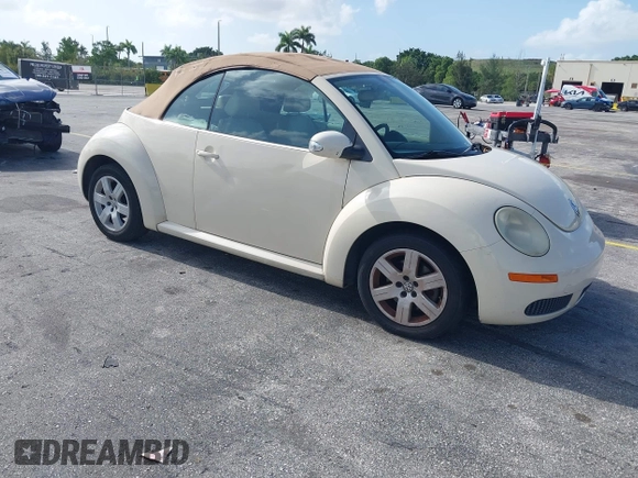 2007 Volkswagen Beetle with VIN 3VWRF31Y47M416651, listed as a IAAI auction lot 42719763 with 108,153 mi miles and . Bid and sale history available at DreamBid. Image 1.