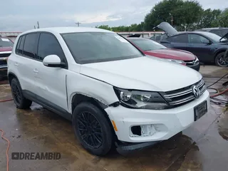 2017 Volkswagen Tiguan S with VIN WVGAV7AX8HK046181, listed as a IAAI auction lot 42493160 with 65,609 mi miles and . Bid and sale history available at DreamBid. Image 1.