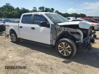 2018 Ford F-150 XL with VIN 1FTEW1CPXJKF27567, listed as a Copart auction lot 63034034 with 125,508 mi miles and Salvage title. Bid and sale history available at DreamBid. Image 4.