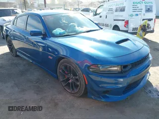 2021 Dodge Charger Scat Pack Widebody with VIN 2C3CDXGJ7MH556403, listed as a IAAI auction lot 41680958 with 37,034 mi miles. Bid and sale history available at carsss.com. Image 1.