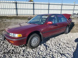 1992 Honda Accord LX with VIN JHMCB765XNC064960, listed as a Copart auction lot 83900604 with 195,129 mi miles and Salvage Title. Bid and sale history available at carsss.com. Image 1.