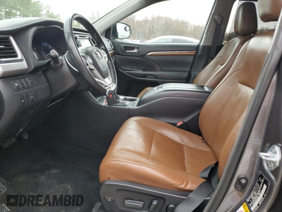 2017 Toyota Highlander Hybrid Limited with VIN 5TDDGRFH2HS031001, listed as a Copart auction lot 49630425 with 72,726 mi miles and Clean title. Bid and sale history available at DreamBid. Image 7.