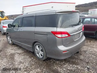 2012 Nissan Quest SL with VIN JN8AE2KP5C9045466, listed as a IAAI auction lot 41740388 with 157,223 mi miles. Bid and sale history available at carsss.com. Image 3.