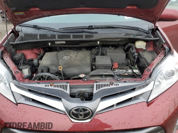2018 Toyota Sienna XLE Auto Access Seat with VIN 5TDYZ3DC6JS916159, listed as a Copart auction lot 51604555 with 98,408 mi miles and Salvage Title. Bid and sale history available at carsss.com. Image 12.