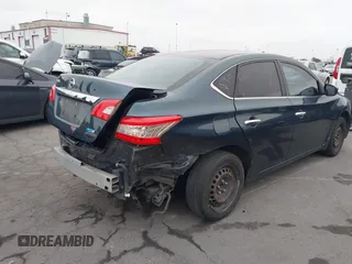 2014 Nissan Sentra S with VIN 3N1AB7AP6EY268974, listed as a IAAI auction lot 42159041 with 130,588 mi miles and . Bid and sale history available at DreamBid. Image 4.