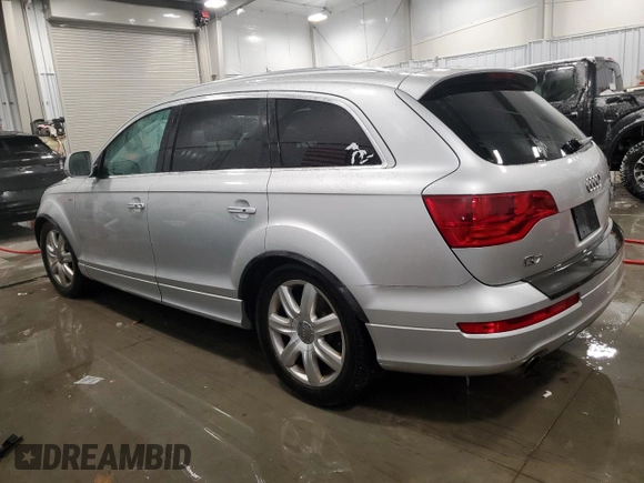 2008 Audi Q7 4.2L Premium with VIN WA1EV74L08D021255, listed as a Copart auction lot 44528685 with 122,690 mi miles and Clean Title. Bid and sale history available at carsss.com. Image 2.