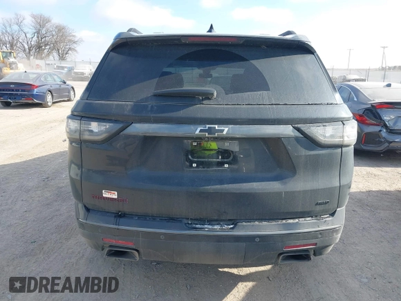 2021 Chevrolet Traverse Premier with VIN 1GNEVKKW3MJ235469, listed as a IAAI auction lot 40987307 with 40,819 mi miles. Bid and sale history available at carsss.com. Image 16.