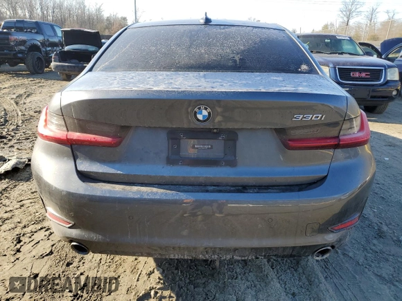 2019 BMW 3 Series 330i with VIN WBA5R1C53KFH14472, listed as a Copart auction lot 42434245 with Not Provided miles and Salvage Title. Bid and sale history available at DreamBid. Image 6.