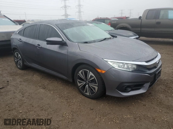 2017 Honda Civic Sedan EX-L with VIN 19XFC1F74HE003563, listed as a Copart auction lot 86377304 with 132,571 mi miles and Salvage Title. Bid and sale history available at carsss.com. Image 4.