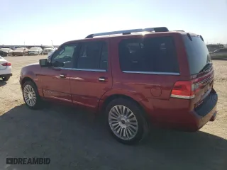 2015 Lincoln Navigator with VIN 5LMJJ2JT3FEJ11989, listed as a Copart auction lot 74520934 with 126,280 mi miles and Salvage Title. Bid and sale history available at carsss.com. Image 2.