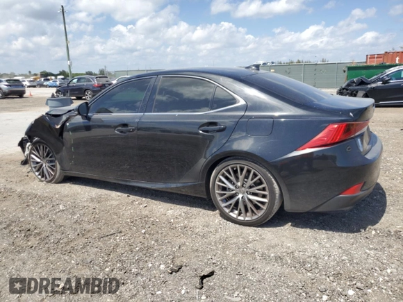 2017 Lexus IS with VIN JTHBA1D2XH5041059, listed as a Copart auction lot 49058355 with 96,955 mi miles and Salvage Title. Bid and sale history available at carsss.com. Image 2.