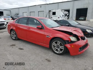 2008 Pontiac G8 with VIN 6G2ER57798L130615, listed as a Copart auction lot 82574554 with 144,350 mi miles and Salvage Title. Bid and sale history available at carsss.com. Image 4.