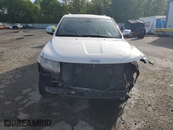 2013 Jeep Grand Cherokee Overland with VIN 1C4RJECG8DC526150, listed as a Copart auction lot 52038775 with 183,813 mi miles and Salvage Title. Bid and sale history available at DreamBid. Image 5.