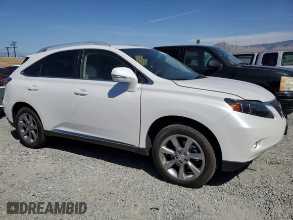 2012 Lexus RX 350 with VIN 2T2ZK1BA9CC068610, listed as a Copart auction lot 51990635 with 37,684 mi miles and Salvage Title. Bid and sale history available at DreamBid. Image 4.