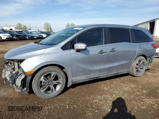 2019 Honda Odyssey with VIN 5FNRL6H4XKB507307, listed as a Copart auction lot 57158565 with 195,800 mi miles and Salvage title. Bid and sale history available at DreamBid. Image 1.