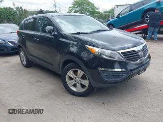 2013 Kia Sportage LX with VIN KNDPB3A23D7507272, listed as a IAAI auction lot 42643642 with 112,562 mi miles and . Bid and sale history available at DreamBid. Image 1.