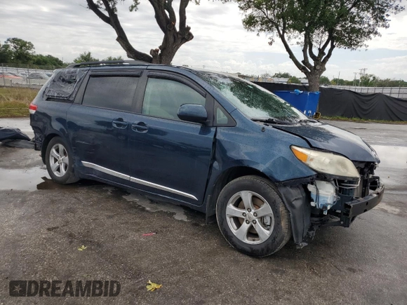 2012 Toyota Sienna LE AAS with VIN 5TDKK3DC1CS190739, listed as a Copart auction lot 51583465 with 289,331 mi miles and Salvage Title. Bid and sale history available at DreamBid. Image 4.