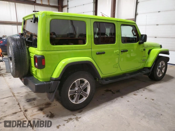 2021 Jeep Wrangler Unlimited Sahara Altitude с VIN 1C4HJXEG5MW841698, выставлен на аукционе Copart как лот 87254824 с пробегом 141 833 миль миль и Чистый • Clean title. История ставок и продаж доступна на DreamBid. Изображение 3.