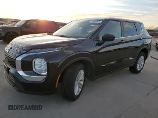2023 Mitsubishi Outlander ES z VIN JA4J3TA80PZ028740, wystawiony jako Copart lot #42343545 z przebiegiem 26 206 mil mil oraz Szkoda całkowita • Salvage title. Historia ofert i sprzedaży dostępna na DreamBid. Obrazek 1.