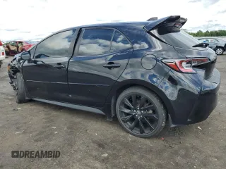 2021 Toyota Corolla Hatchback SE with VIN JTND4MBE8M3110672, listed as a Copart auction lot 64166344 with 50,325 mi miles and Salvage Title. Bid and sale history available at carsss.com. Image 2.