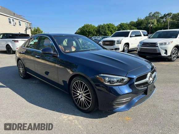 2022 Mercedes-Benz C 300 z VIN W1KAF4HB2NR062170, wystawiony jako Copart lot #66495485 z przebiegiem 58 230 mil mil oraz Czysty tytuł • Clean title. Historia ofert i sprzedaży dostępna na DreamBid. Obrazek 4.