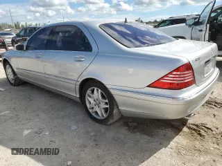 2003 Mercedes-Benz S-Class 4.3L with VIN WDBNG70J23A339178, listed as a Copart auction lot 72535094 with 0 mi miles and Salvage Title. Bid and sale history available at carsss.com. Image 2.