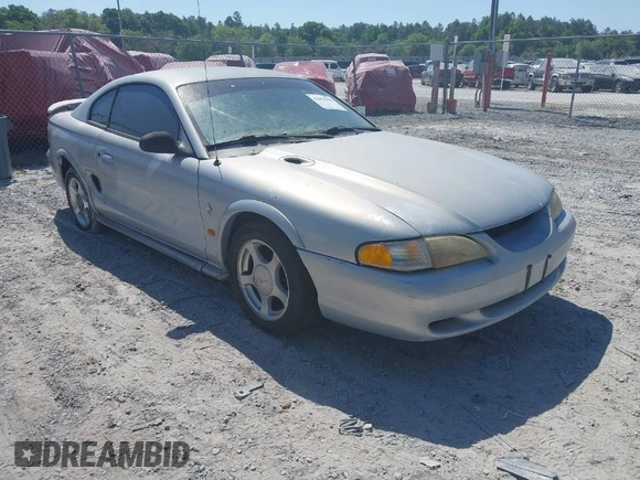 1995 Ford Mustang with VIN 1FALP4047SF170414, listed as a IAAI auction lot 42079990 with 106,398 mi miles. Bid and sale history available at carsss.com. Image 1.