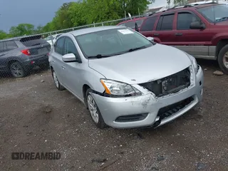 2013 Nissan Sentra S with VIN 3N1AB7APXDL679824, listed as a IAAI auction lot 42102368 with 144,470 mi miles and . Bid and sale history available at DreamBid. Image 1.