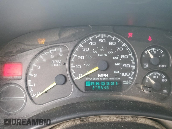 2000 GMC New Sierra 1500 SL with VIN 2GTEC19V3Y1311021, listed as a Copart auction lot 50823475 with 279,540 mi miles and Salvage Title. Bid and sale history available at carsss.com. Image 9.