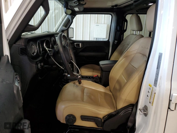 2018 Jeep Wrangler Unlimited Sahara with VIN 1C4HJXEG1JW184054, listed as a Copart auction lot 55666725 with 80,561 mi miles and Salvage title. Bid and sale history available at DreamBid. Image 7.