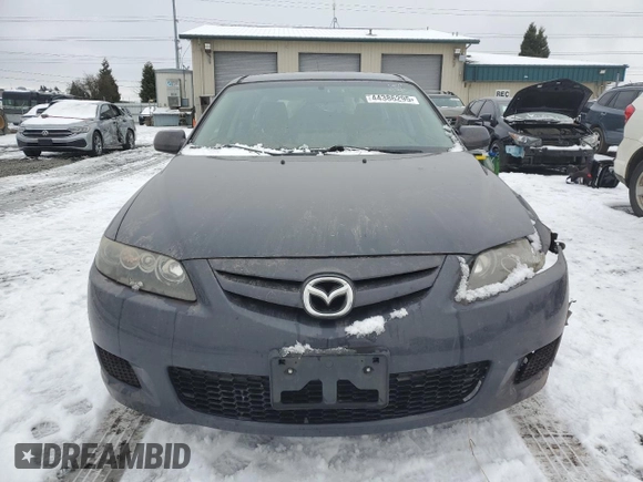 2007 Mazda 6 S Sport VE with VIN 1YVHP82D275M02784, listed as a Copart auction lot 44386295 with 138,087 mi miles and Salvage Title. Bid and sale history available at carsss.com. Image 5.