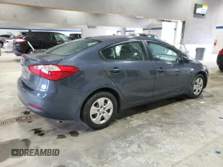 2016 Kia Forte LX with VIN KNAFK4A6XG5496451, listed as a Copart auction lot 51825655 with 200,440 mi miles and Clean Title. Bid and sale history available at carsss.com. Image 3.