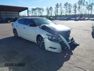 2018 Nissan Maxima S with VIN 1N4AA6AP8JC365273, listed as a IAAI auction lot 41749857 with 84,150 mi miles and . Bid and sale history available at DreamBid. Image 1.